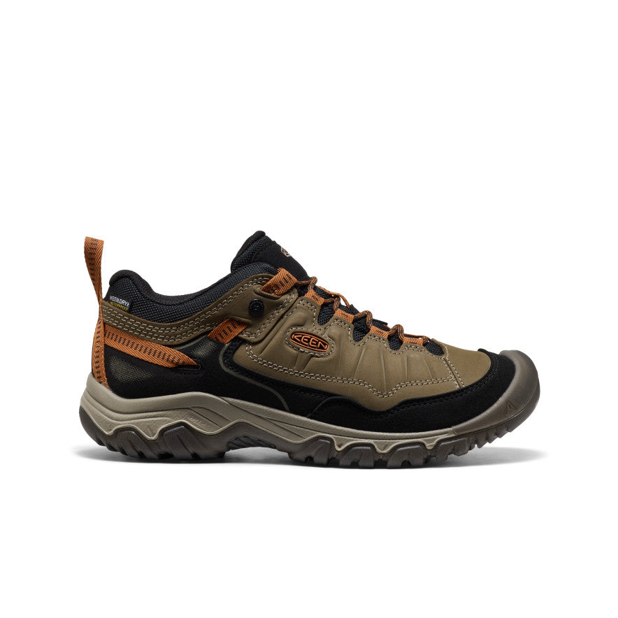 Men's Targhee IV Wide Waterproof Hiking Shoe  |  Sea Turtle/Roasted Pecan