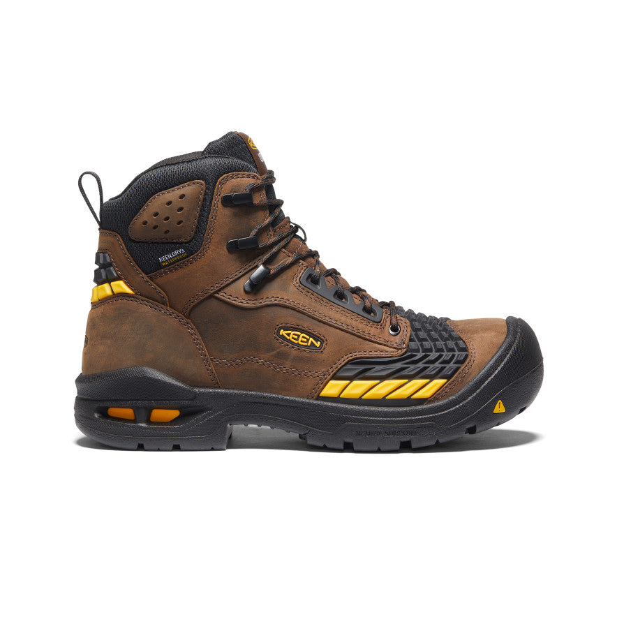 Men's Troy 6" Waterproof Boot (Carbon Toe) | Dark Earth/Black
