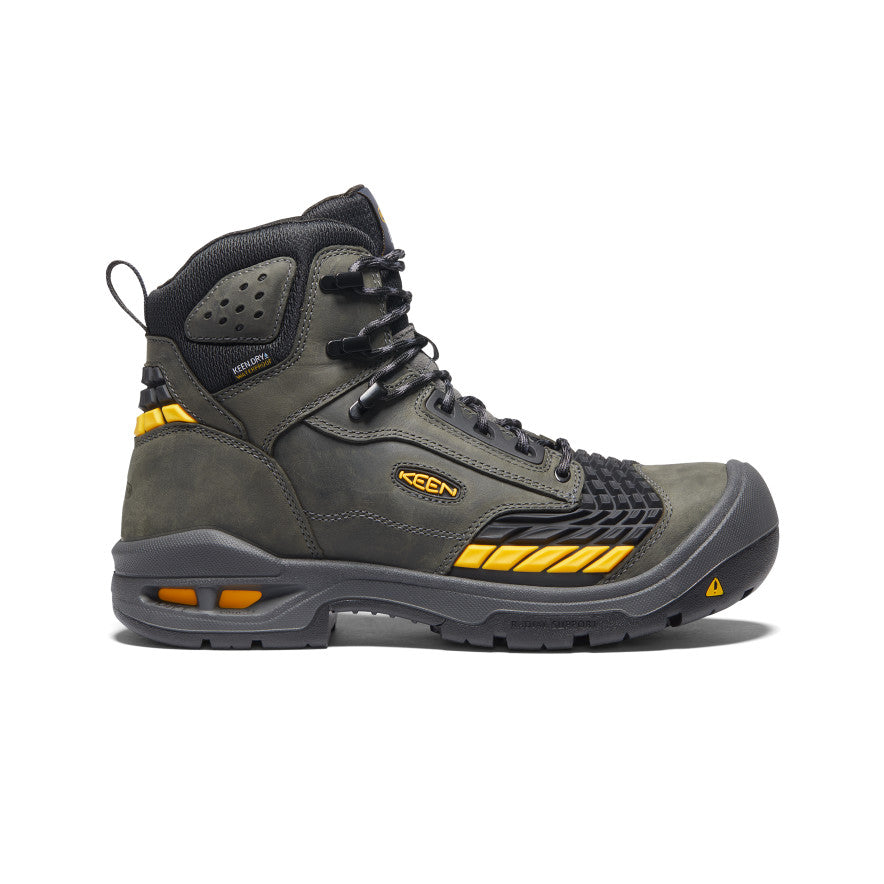 Men's Troy 6" Waterproof Boot (Carbon Toe) | Magnet/Black