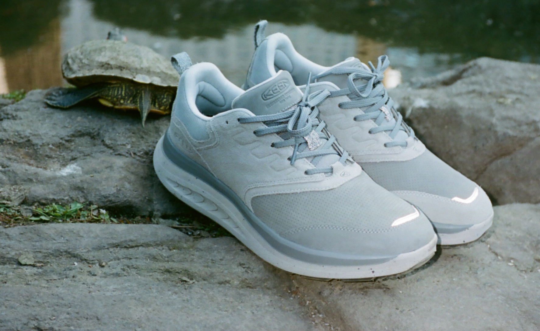 Men's WK400 Leather Walking Shoe x Engineered Garments | Alloy/Steel Grey