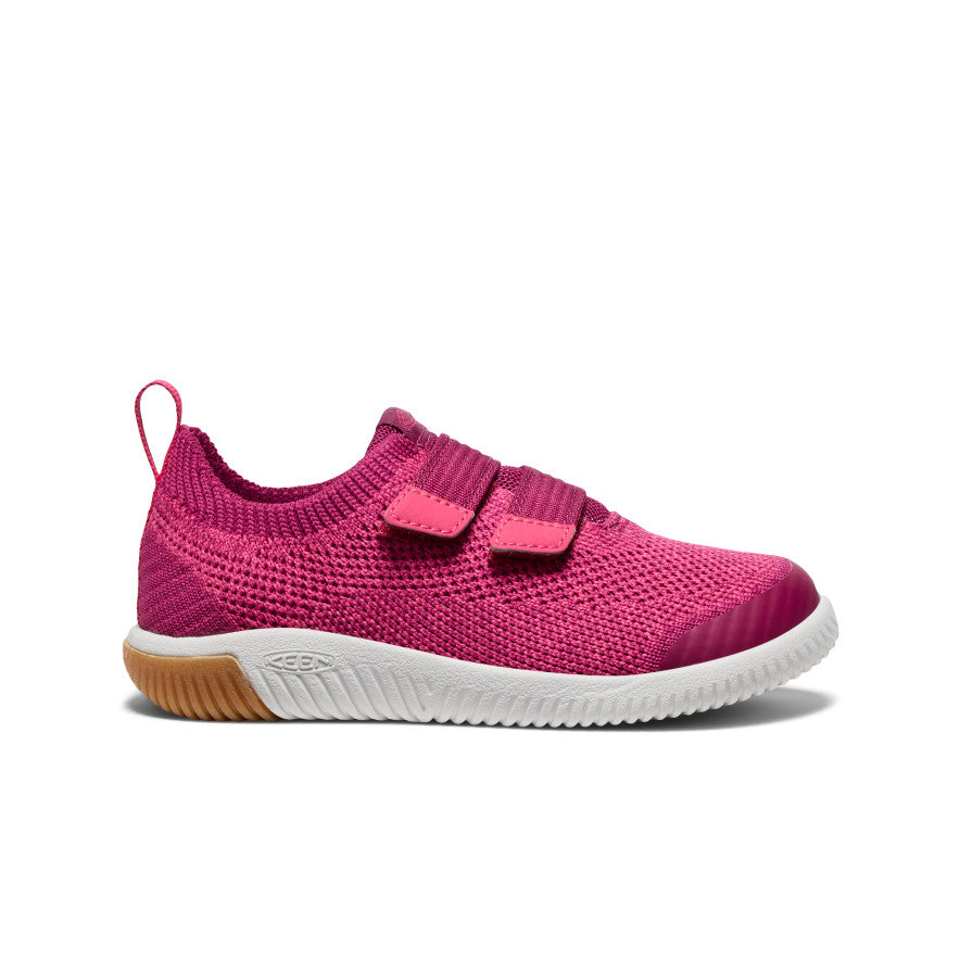 Little Kids' KNX Knit Double Strap  |  Beaujolais/Raspberry
