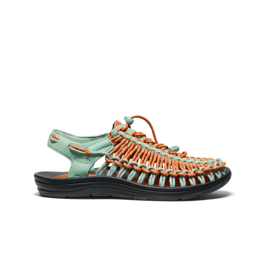 Women's UNEEK Sneaker | Granite Green/Gold Flame