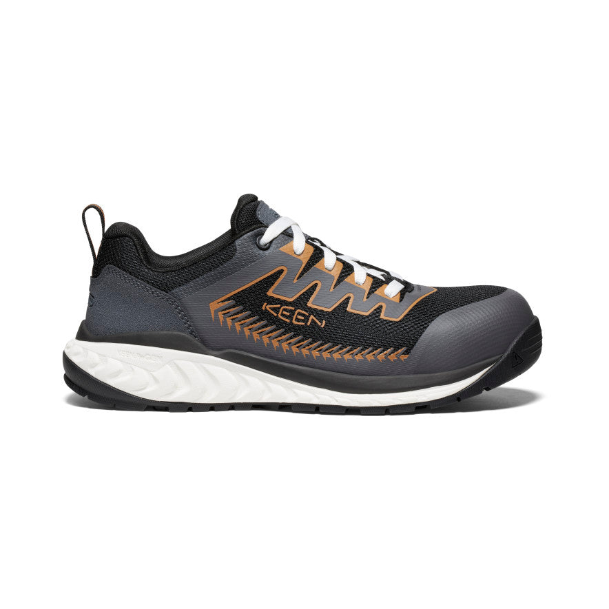 Men's Arvada Work Sneaker (Carbon Toe)  |  Black/Curry