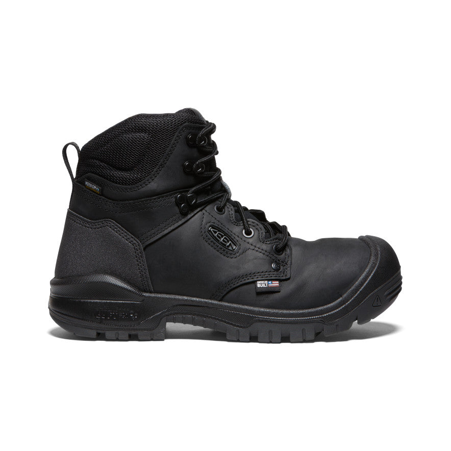 Men's Independence 6" Waterproof Boot (Soft Toe) | Black/Black
