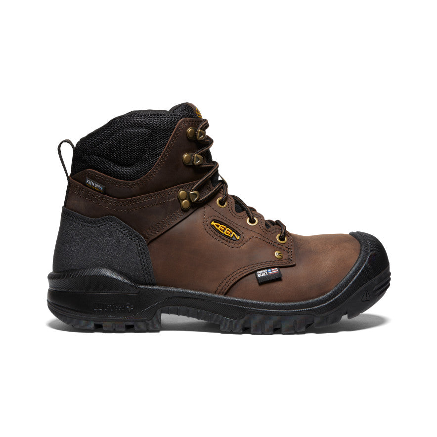 Men's Independence 6" Waterproof Boot (Soft Toe) | Dark Earth/Black