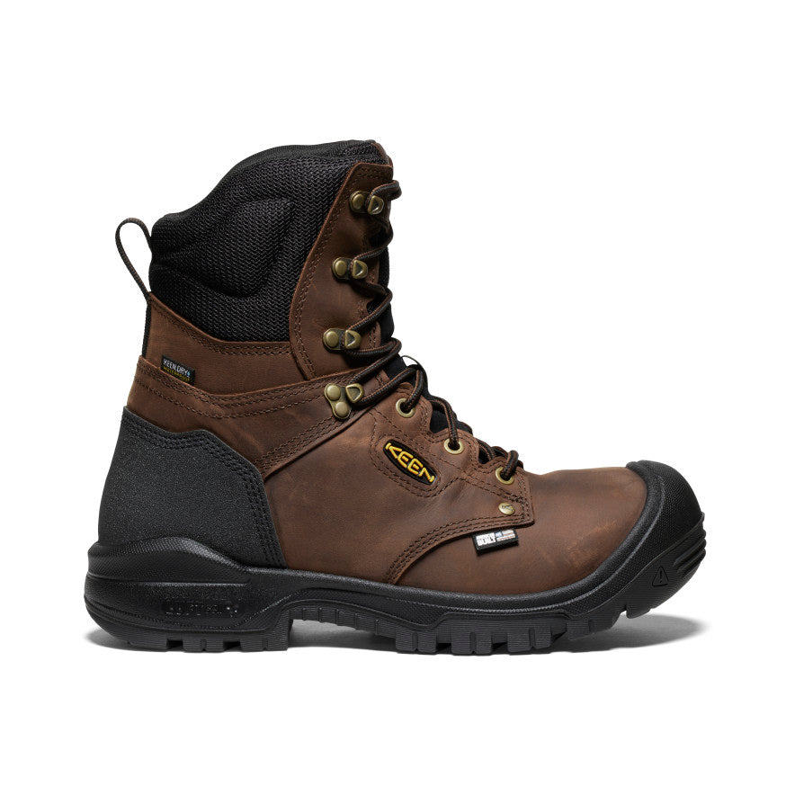 Men's Independence 8" Waterproof Boot (Soft Toe) | Dark Earth/Black