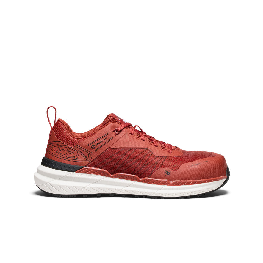 Men's Speedworks Work Sneaker (Carbon Toe)  |  Red Ochre/Black